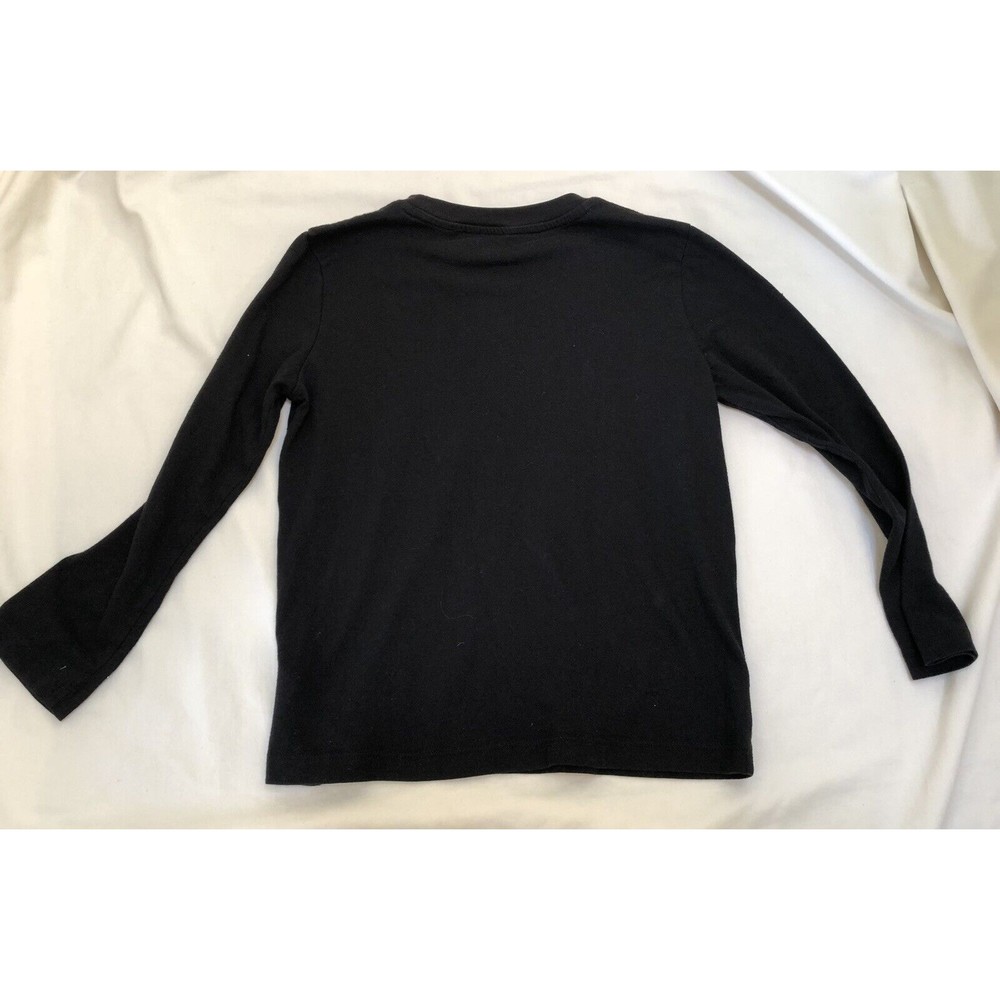 Old Navy Boys Black Long-Sleeve T-Shirt Size Small 6-7
